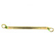 Ключ накидний, 10х13 мм, жовтий цинк,  СИБРТЕХ (MIRI14618)