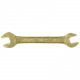 Ключ ріжковий 12х13 мм, жовтий цинк,  СИБРТЕХ (MIRI14305)