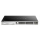 Комутатор D-Link DGS-3130-30S 24xSFP, 4x1GE/SFP, 2x10GE, 4xSFP+ 10G, L3, Stackable (DGS-3130-30S)