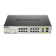 Коммутатор D-Link DES-1018MP 16xFE PoE, 2xSFP/1GE/Combo, 246W (DES-1018MP)