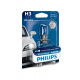 Лампа галогенная Philips H3 WhiteVision +60%, 3700K, 1шт/блистер (12336WHVB1)