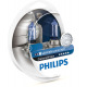 Лампа галогенна Philips H4 Diamond Vision, 5000K, 2шт/блістер (12342DVS2)