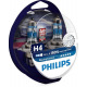 Лампа галогенная Philips H4 RACING VISION +150%, 2 шт блистер (12342RVS2)