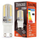 Лампа светодиодная Tecro G9, 3Вт, 4100K, аналог галогеновой лампы 30Вт (TL-G9-3W-220V 4100K)