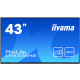 Интерактивная ЖК панель IIYAMA 42,5" IPS FHD РК дісплей, 24/7, Android, професій ний LH4346HS-B1 (LH4346HS-B1)