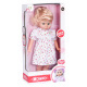 Лялька Same Toy біле плаття в рожеву квіточку 45 см  (8010BUt-1)