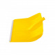 Лопата снігова жовта пластмасова 400 х 420 мм, без держака, алюмінієва окантовка,  СИБРТЕХ (MIRI61616)
