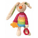 Мягкая игрушка sigikid Кролик с погремушкам 26 см  (41419SK)
