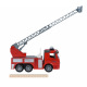 Машинка инерционная Truck Пожарная машина с раздвижной лесницей со светом и звуком  (98-616AUt)