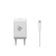 Набір Мережевий ЗП 2E USB Wall Charger USB:DC5V/2.1A +кабель Lightning 2.4A, white (2E-WC1USB2.1A-CL)