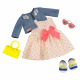Набор одежды для кукол Our Generation Deluxe Платье с сердечками и жакетом (BD30246Z)