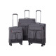 Набір текстильних валіз, Wenger Deputy Set, (20"/24"/29"), 4 колеса, сіро-чорний (604364)
