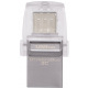 Флешка USB Kingston 128GB USB 3.1+Type-C DT Micro Metal Silver (DTDUO3C/128GB)