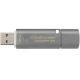 Флешка USB Kingston 16GB USB 3.0 DT Locker+ G3 Metal Silver Security (DTLPG3/16GB)
