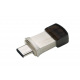 Флешка USB Transcend 32GB USB 3.1+Type-C 890 R90/W30MB/s Metal Silver (TS32GJF890S)