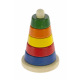 Пирамидка Nic деревянная разноцветная  (NIC2311)