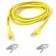 Патч-корд Belkin CAT6, UTP, RJ45M/M, 3M,PATCH, SNAGLESS, YELLOW (A3L980B03M-YLWS)