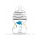 Пляшка для годування Nuvita Mimic 150 мл 0м+ Антиколікова, біла (NV6010White)