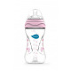 Бутылочка для кормления Nuvita Mimic 250 мл 3м+ Антиколікова, Розовая (NV6030Pink)