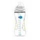 Пляшка для годування Nuvita Mimic 330 мл 4м+ Антиколікова, біла  (NV6050White)