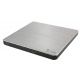 Привод Hitachi-LG GP60NS60 DVD+-R/RW USB2.0 EXT Ret Ultra Slim Silver (GP60NS60)