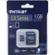 Карта пам’яті Patriot LX Series 16GB Micro SDHC Cl ass 10 Memory Card - UHS-I U1 with SD Adapter PSF16GMCSDHC10 (PSF16GMCSDHC10)