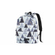 Рюкзак 2Е, TeensPack Triangles, білий (2E-BPT6114WT)