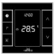 Розумний термостат для керування електричною теплою підлогою MCO Home, Z-Wave, 230V АС, 16А, чорний (MH7H-EH-BLACK)