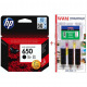 Картридж для HP DeskJet Ink Advantage 4515 HP 650B+WWM  Black Set650B-inkHP