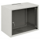 Шкаф ZPAS 19" 12U 600x400, стекл.дверь, 30kg max, серый (WZ-3504-01-03-011)
