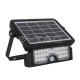 Світильник автономний вуличний LED Solar V-TAC, 5W, SKU-8547, 4000К, сенсор руху, 3000mAh, чорний (3800157639194)