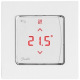 Терморегулятор Danfoss Icon Display, электронный, сенсорный, программированный, 230V, 80 х 80мм, On-wall, белый (088U1015)