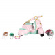 Транспорт для кукол LORI Скутер с коляской и собачкой  (LO37034Z)