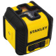 Уровень Stanley лазерный крослайнер "Cubix", красный, дальность 12м, погрешность +/- 0,6 мм/10м (STHT77498-1)