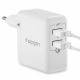 Зарядний пристрій Spigen Essential F207 Quick Charge 3.0 Wall Charger White (000AD21390)