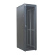 Шафа ZPAS 19" 47U 600x1000, перф.двері WZ-SZBSE-002-5711-11-0000-2-161, чорна (SE-002-5711-11-2-161)