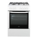 Плита комбінована Beko CSM62120DW - 60х60 см/газ-контр/емаль/65л/біла (CSM62120DW)