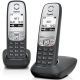 Радіотелефон DECT Gigaset A415 DUO Black (L36852H2505S301)