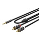 Аудио кабель ORICO 3.5 мм - 2*RCA AM-MRC1-15-BK-BP (CA912728    )