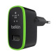 Мережевий ЗП Belkin USB Home Charger (220V, USB 2.1Amp), Чорний (F8J052cwBLK)