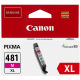 Картридж для Canon PIXMA TS8340 CANON 481 XL  Magenta 2045C001