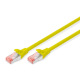 Патч-корд DIGITUS CAT 6 S-FTP, 5м, AWG 27/7, LSZH, желтый (DK-1644-050/Y)