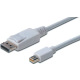 Кабель ASSMANN MiniDisplayPort to DisplayPort (AM/AM) 2.0m, white (AK-340102-020-W)