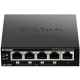 Комутатор D-Link DGS-1005P 5xGE (4xPoE, 1xUplink), 60W (DGS-1005P)