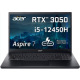 ноутбук 15.6FI/i5-12450H/16/512/RTX 3050 4GB/DOS/F /Charcoal Black Aspire 7 A715-76G (NH.QMMEU.002)