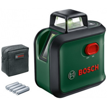 Нівелір лазерний BoschAdvancedLevel 360 Basic, 24м, зелений промінь, схил (0.603.663.B03)