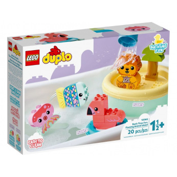 Конструктор LEGO DUPLO My First Приключения в ванной: плавучий остров для зверей 10966 (10966)