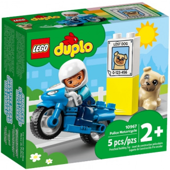 Конструктор LEGO DUPLO Town Полицейский мотоцикл 10967 (10967)