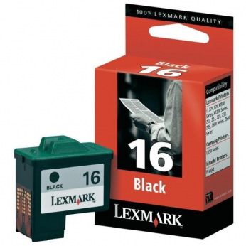 Картридж для Lexmark X1170 Lexmark 16  Black 10N0016