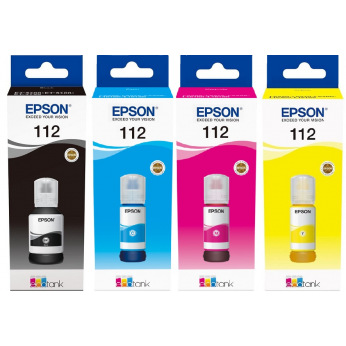 Чернила для Epson L6550 EPSON 112  B/C/M/Y 127мл/3x70мл SET112E